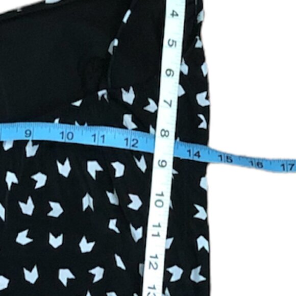 Handmade Swimsuit Women's Size Medium Black White Twist-Top Ruched One Piece - Picture 5 of 8